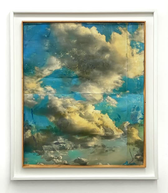 Once sealed beneath layers of varnish and wax, the surfaces take on an atmospheric depth, as though weathered by time...