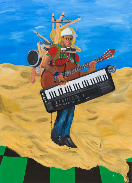 SB: When you paint a face, does it emerge during the process or is it pre-imagined? AK: The face always...