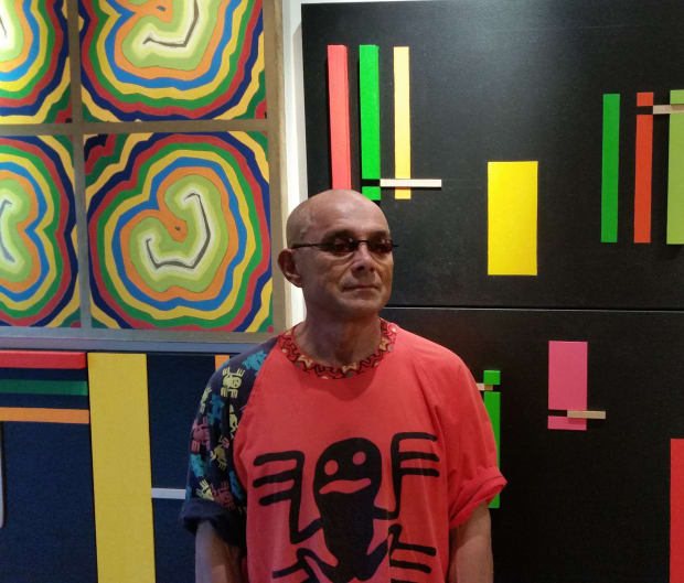 About the Artist Osvaldo Mariscotti’s prolific career as printmaker, painter and sculptor has spanned over four decades, and his iconic...