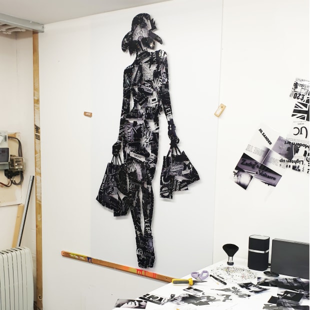 About the process, The Profile Image (The silhouette)