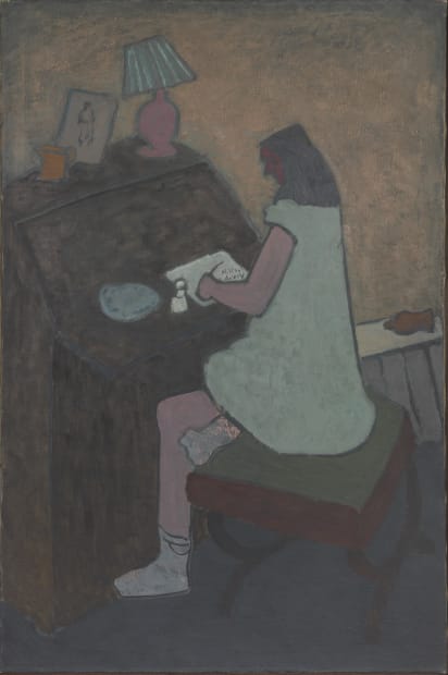 Young Writer, 1942, Oil on canvas