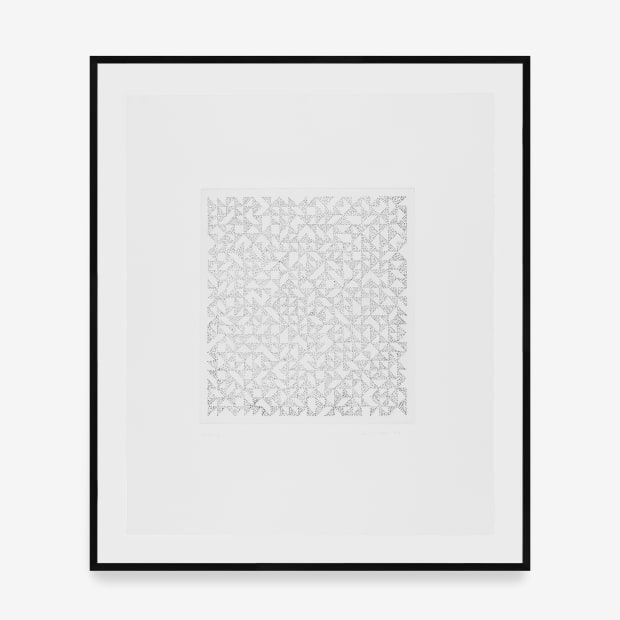 Anni Albers, Triangulated Intaglio I, 1976