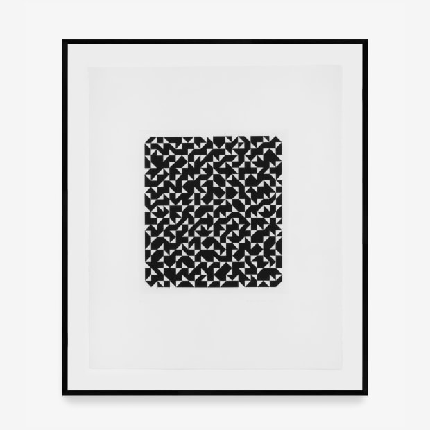 Anni Albers, Triangulated Intaglio II, 1976