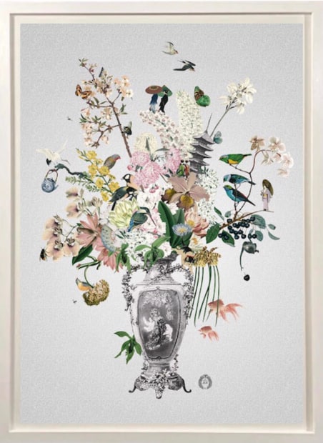 Maria Rivans The Splendour Of Peace, 2022 Giclee and Screen print with spot varnishes on Somerset Signed Limited Edition of 75 80 x 110cm Edition of 75