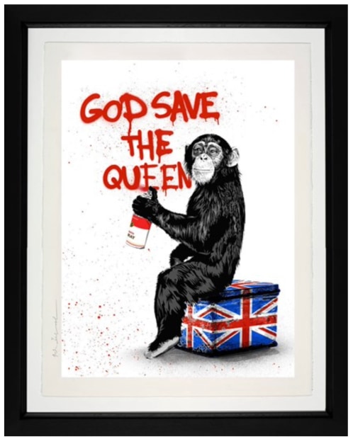 Mr Brainwash God Save The Queen, 2022 Silkscreen Paper Edition. Edition Size: 200 38 x 30 in 96.5 x 76.2 cm Edition of 200
