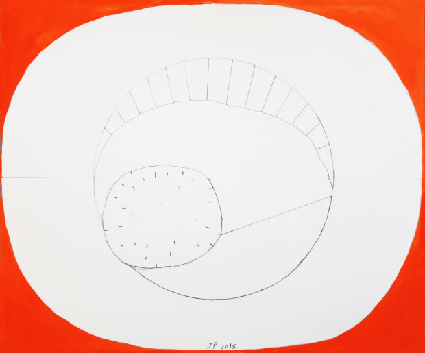 Jürgen Partenheimer, The sleeping lake dreamed kindly, #47, 2016