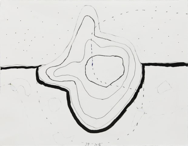 Jürgen Partenheimer, Hoffnungsloser Sand, #45, 2018
