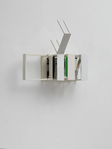 Nahum Tevet, Time after Time #19 (with green and mirror), 2019