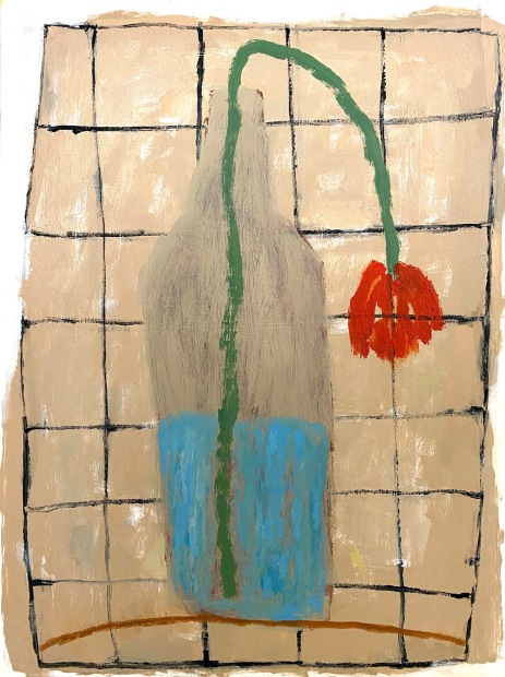 Negar Ghiamat, The Red Tulip, 2021