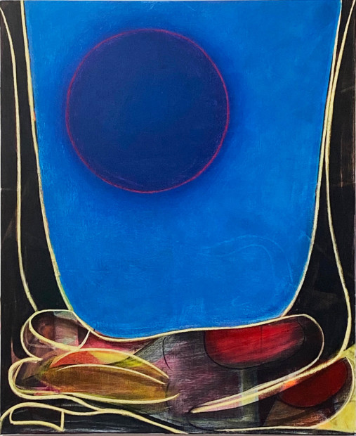Aurelie Gravas, Big Composition 5 (Blue Moon), 2021