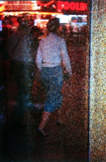 Saul Leiter Times Square Mosaic, New York chromogenic print 14 x 11 inches35.6 x 27.9 cms