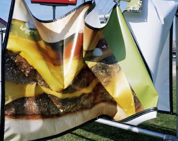 John Lehr, Crumpled Cheeseburger, 2008