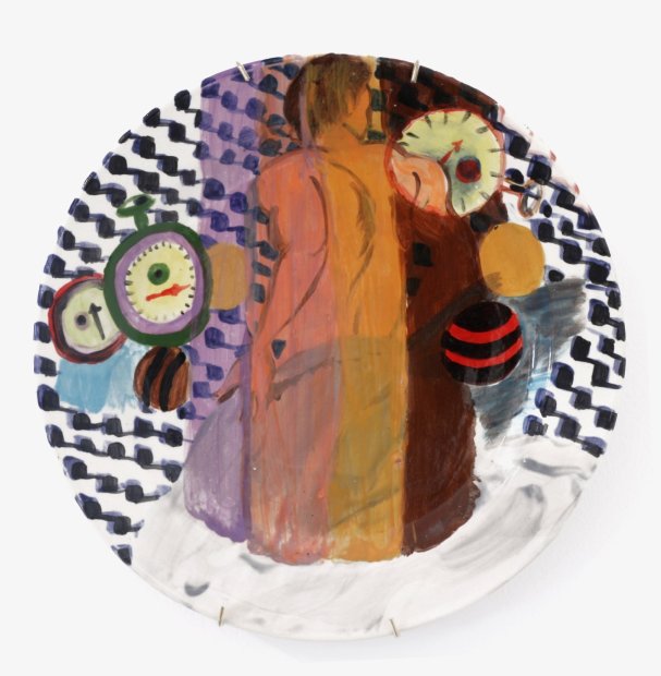 Allison Katz, Man + Clocks, 2011