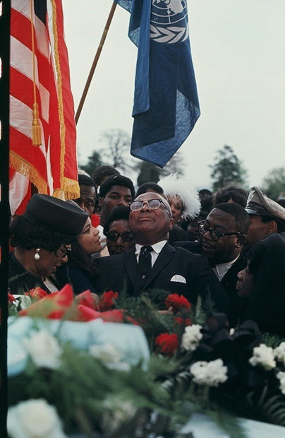 Howard L. Bingham Martin Luther King, Sr. at his son's funeral, Atlanta chromogenic print 26 x 36 inches
