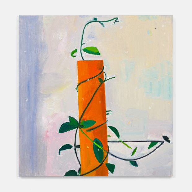 Chase Wilson, Americana Extravaganzoid: Table Edge World of False Empire: Window Time Thoughts of the Center Game of Spirit: Seeing Into the Negative (9a- Image of resilience, growth- through glass), 2021