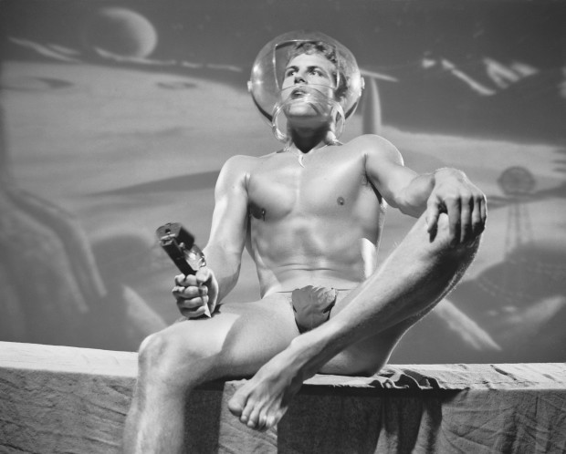 Bob Mizer, Shan Daymor (in space), Los Angeles, 1963