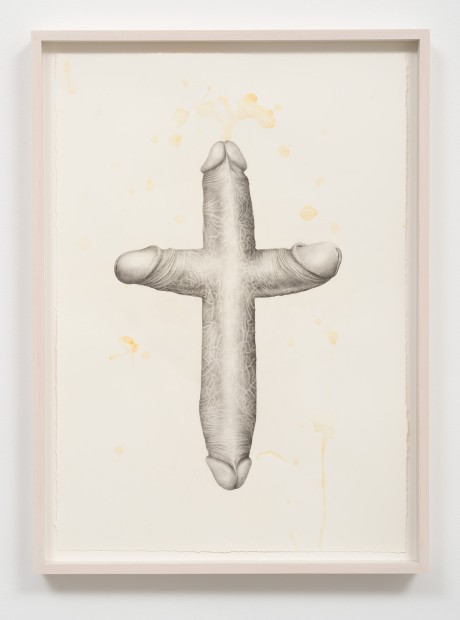 Aurel Schmidt Save Me from Myself pencil, colored pencil, cum on paper paper size: 24-1/2 x 17 inches framed size:...