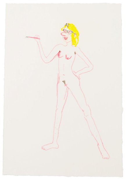 Aurel Schmidt, Self Portrait 12, 2013
