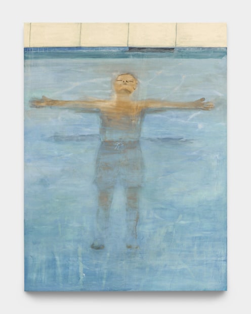 Aubrey Levinthal, Boy in Pool, 2023