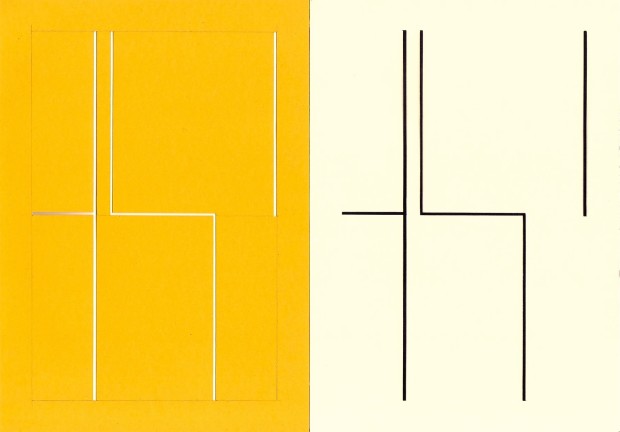 Richard Caldicott, B/W photogram and paper negative (10), 2013