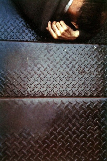 Saul Leiter Tanager Stairs chromogenic print 14 x 11 inches35.6 x 27.9 cms