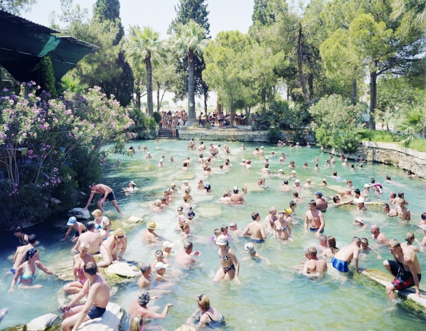 Massimo Vitali Sacred Russian Pool, Turkey #3140 chromogenic print on Diasec image size: 60 x 72 inchespaper size: 72 x...