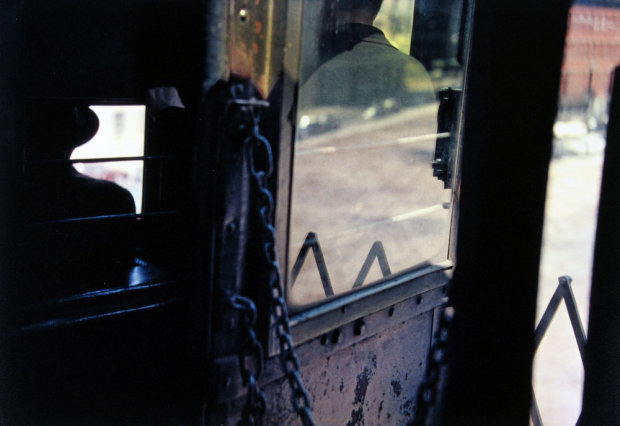 Saul Leiter On the El chromogenic print 11 x 14 inches27.9 x 35.6 cms