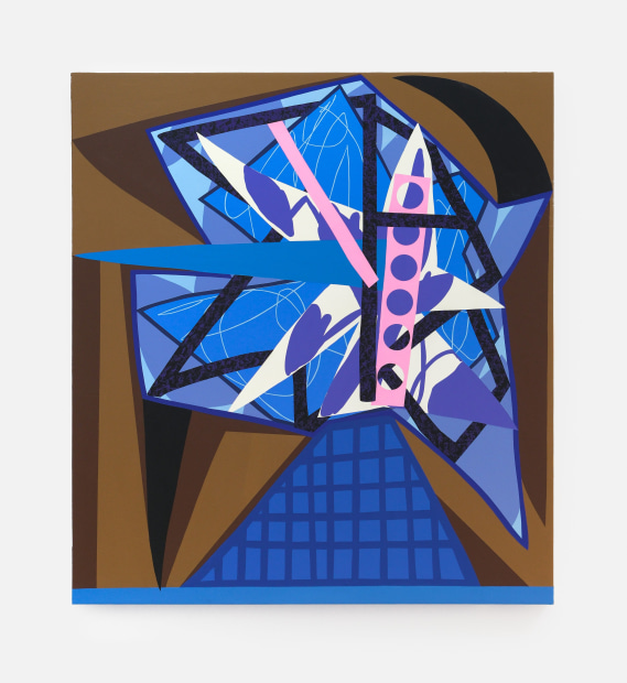 Jonathan Casella, (Blue Sentinel) Caged Spur with Black Horn, 2025