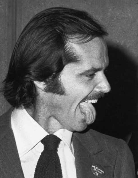 Ron Galella, Jack Nicholson attends the premiere party for “Heat” at Jerry’s Restaurant, New York, October 5, 1972
