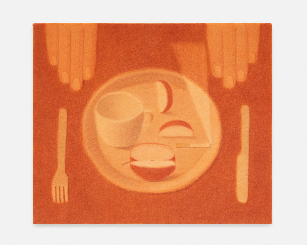Johnny Izatt-Lowry, Still life on a plate, 2023