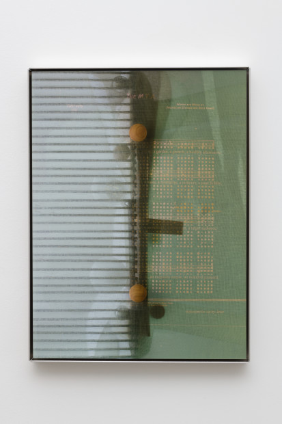Jesse Stecklow, Untitled (Scrim), 2017