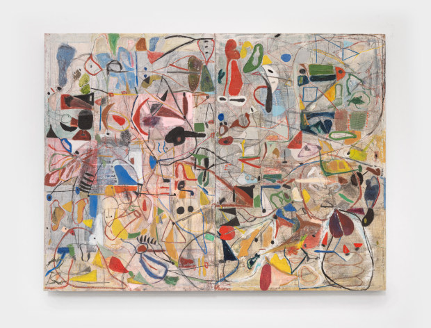 Lu Ferreira, Macrocélulas (diptych), 2023
