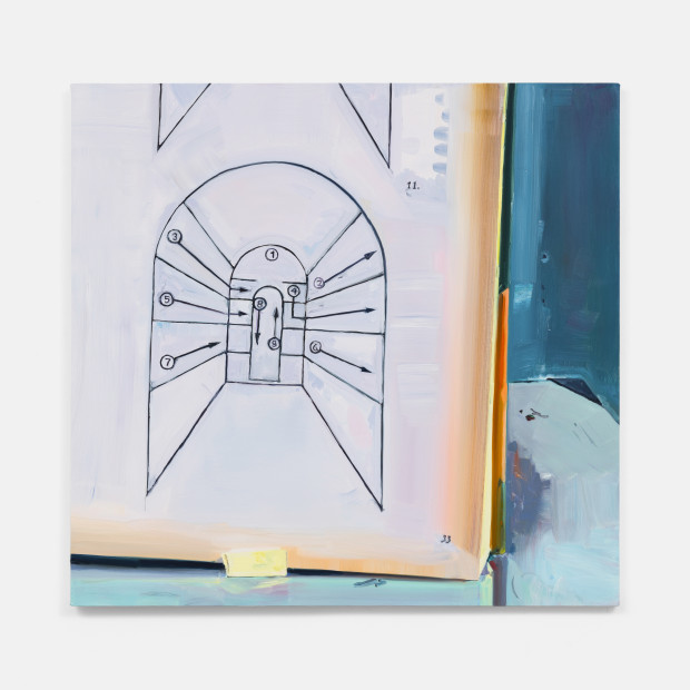 Chase Wilson, Americana Extravaganzoid: Table Edge World of False Empire: Window Time Thoughts of the Center Game of Spirit: Seeing Into the Negative (11b-Bursting Spinoza Dream), 2021