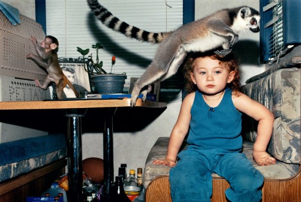 Robin Schwartz, Elmo, Amelia and Abu, 2002