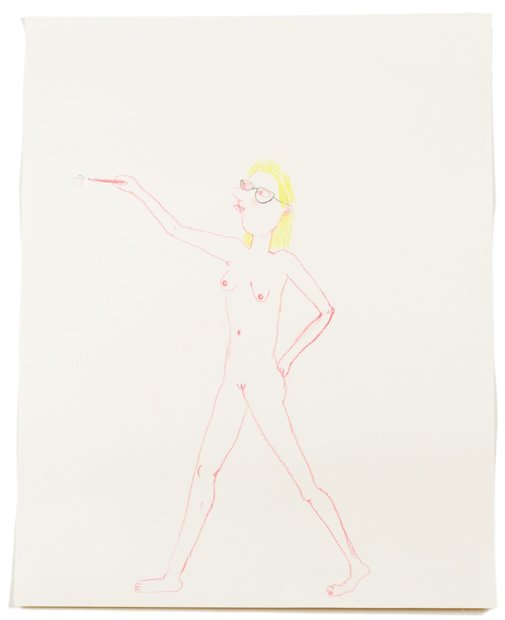 Aurel Schmidt, Self Portrait 20, 2013