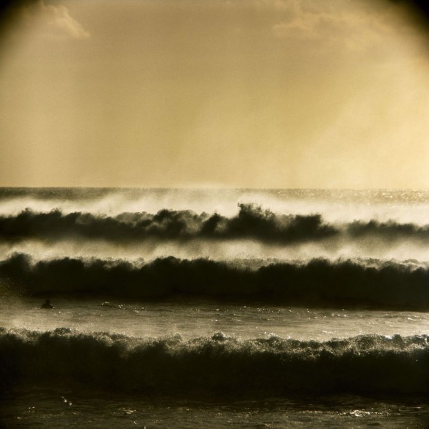 LeRoy Grannis, Big Storm Surf at Ehukai Beach (near Pipeline), 1969