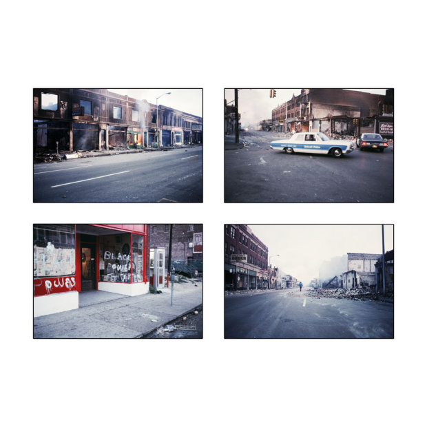 Howard L. Bingham The Detroit Riots chromogenic print 38 x 38 inches