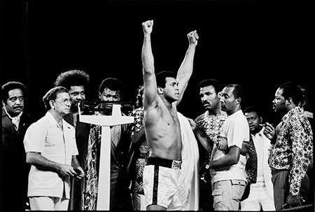 Howard L. Bingham Ali, Zaire #BW07 gelatin silver print 20 x 24 inches