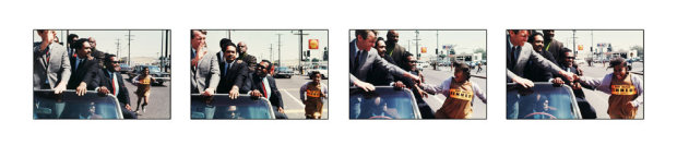 Howard L. Bingham New Image Kennedy chromogenic print 15 x 60 inches