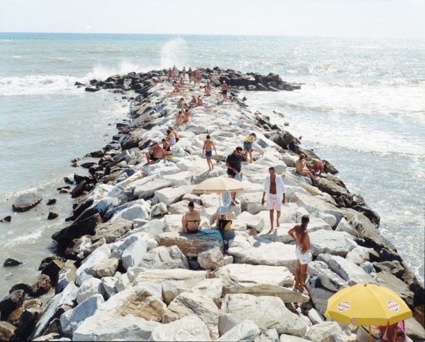 Massimo Vitali Madima Wave Horizontal (#2231) chromogenic print on Diasec 72 x 86 inches