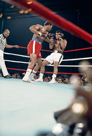 Howard L. Bingham Ali and Foreman, Zaire #C42 cibachrome print 20 x 24 inches