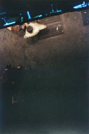 Saul Leiter Looking Down fujicolor crystal archive print 14 x 11 inches35.6 x 27.9 cms
