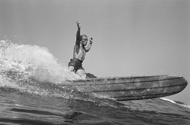 LeRoy Grannis, Dewey Weber, 22nd Street, Hermosa Beach, 1966