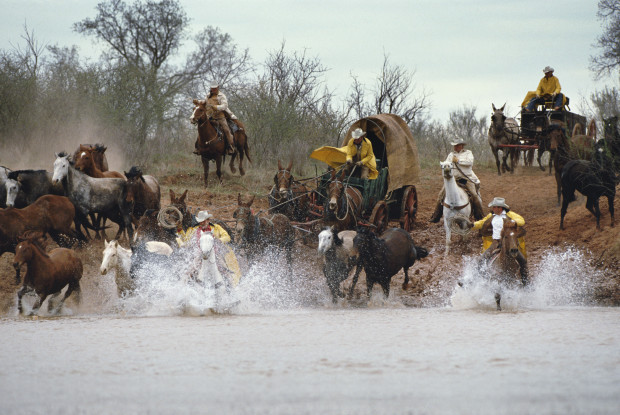 Norm Clasen, River Charge, Seymour, TX,, 1987