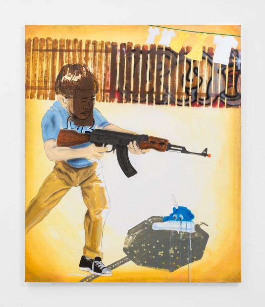 Pat Phillips, Brown Wash / AK47 Marauder, 2019