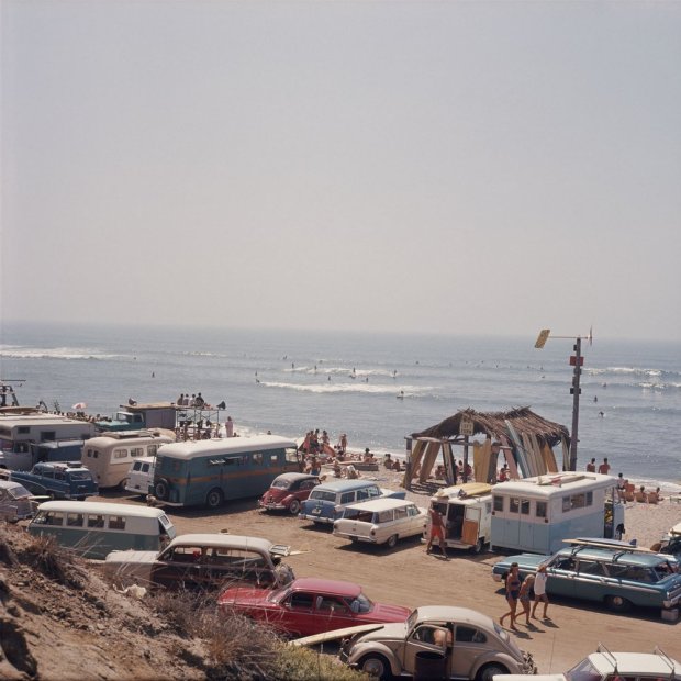 LeRoy Grannis, Club Surfing Contest, San Onofre, 1963