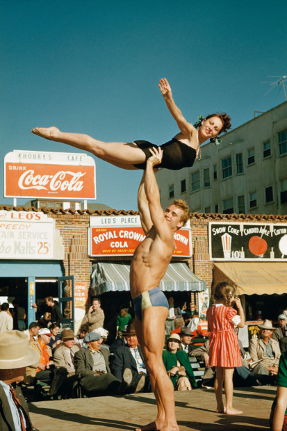 Bob Mizer, Ed Holovchik aka Ed Fury (Muscle Beach #17), Santa Monica, California, c. 1950