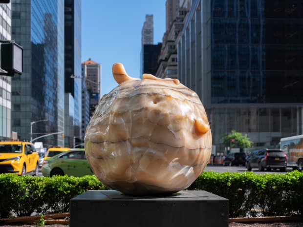 Alma Allen Not Yet Titled, 2025 onyx 36 3/8 x 34 5/8 x 33 7/8 inches 92.5 x 88 x...