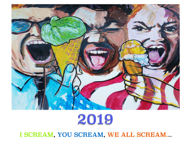 E. Tilly Strauss, 2019 Screaming Calendar, 2018