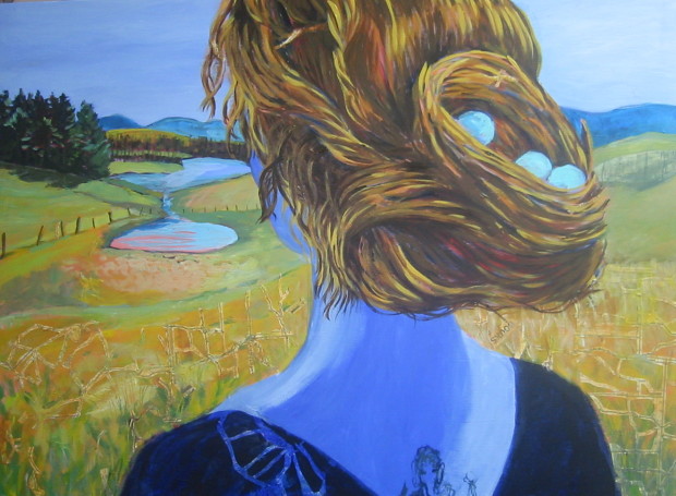E. Tilly Strauss, Nest Hair, Home, 2010